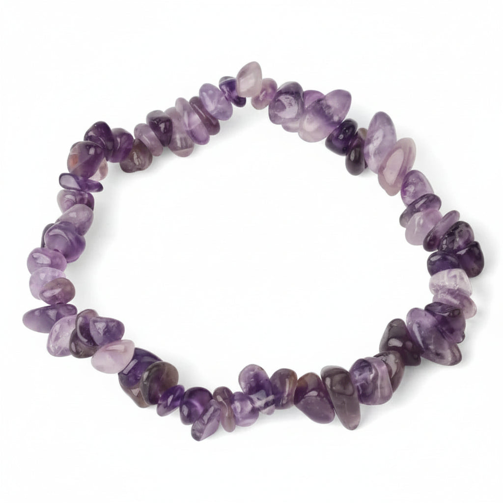 Amethyst Bracelet - Irregular Crystal Chip