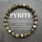 Pyrite Bracelet - Irregular Nugget Stretch