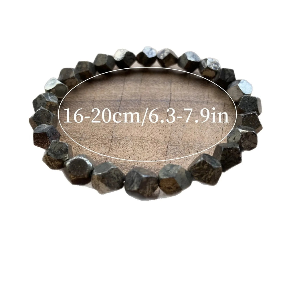 Pyrite Bracelet - Irregular Nugget Stretch