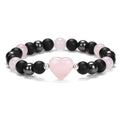 Rose Quartz Bracelet - Crystal Heart