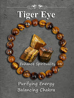 Tiger eye stones and bracelet on a whte background.